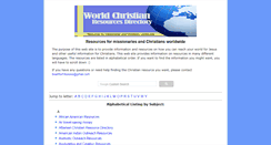 Desktop Screenshot of missionresources.com